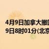 4月9日加拿大撤回人员疫情最新消息-截至撤回人员截至4月9日8时01分(北京时间)疫情数据统计 4月9日加拿大撤回人员疫情最新消息-截至撤回人员截至4月9日8时01分(北京时间)疫情数据统计