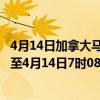 4月14日加拿大马尼托巴省疫情最新消息-截至马尼托巴省截至4月14日7时08分(北京时间）疫情数据统计