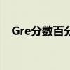 Gre分数百分位数(gre百分比分数对照表)