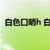 白色口哨h 白色口哨全文未删减完整版下载