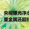 央视曝光净水器名单 央视曝光其质量不过关，重金属还超标