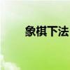 象棋下法 象棋的必胜下法 整理全集