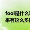 fool是什么意思 \"fool\"原来有这么多用法！