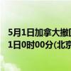 5月1日加拿大撤回人员疫情最新消息-截至撤回人员截至5月1日0时00分(北京时间）疫情数据统计