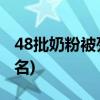 48批奶粉被列入黑名单(婴儿奶粉排行榜前10名)