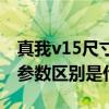 真我v15尺寸和哪个一样 真我v25和真我v15参数区别是什么 