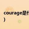 courage是什么意思(discourage是什么意思)
