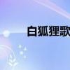 白狐狸歌词 王力宏白狐狸歌词含义