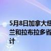 5月8日加拿大纽芬兰和拉布拉多省疫情最新消息-截至纽芬兰和拉布拉多省截至5月8日7时14分(北京时间）疫情数据统计