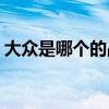 大众是哪个的品牌(大众在国内属于什么档次)