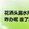 花洒头漏水用换花洒吗 问个问题 花洒头漏水咋办呢 谁了解 