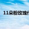 11朵粉玫瑰代表什么 男生送11朵玫瑰用意