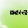 直辖市是什么意思(有多少个直辖市)
