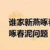 谁家新燕啄春泥的新燕是什么意思 谁家新燕啄春泥问题