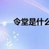 令堂是什么意思(令堂分别是什么意思)