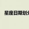 星座日期划分 最精准最新十二星座日期表