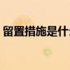 留置措施是什么意思(留置后多久可以见家属)
