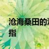 沧海桑田的沧海应是 沧海桑田的沧海应该是指
