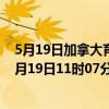 5月19日加拿大育空地区疫情最新消息-截至育空地区截至5月19日11时07分(北京时间）疫情数据统计