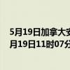 5月19日加拿大安大略省疫情最新消息-截至安大略省截至5月19日11时07分(北京时间）疫情数据统计