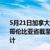 5月21日加拿大不列颠哥伦比亚省疫情最新消息-截至不列颠哥伦比亚省截至5月21日11时19分(北京时间）疫情数据统计