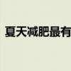 夏天减肥最有效方法 夏季减掉赘肉该怎么做