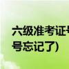 六级准考证号忘了怎么办(查询四六级准考证号忘记了)