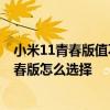 小米11青春版值不值得入手 小米11青春活力版和小米11青春版怎么选择 