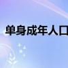 单身成年人口2.4亿——单身人口已达2.4亿