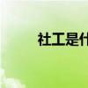 社工是什么意思(社工主要做什么)