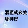 酒柜式玄关 有人知道酒店玄关柜的设计效果哪种好 
