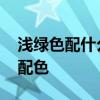 浅绿色配什么颜色好看上衣 绿色门最佳墙面配色