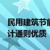 民用建筑节能设计标准 2019新版民用建筑设计通则优质