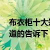 布衣柜十大知名品牌 布衣柜什么品牌的好知道的告诉下 