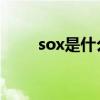 sox是什么意思(sox10是什么意思)