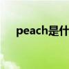 peach是什么意思 你在想peach什么梗