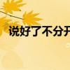 说好了不分开（关于说好了不分开的介绍）