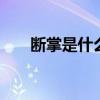 断掌是什么意思 断掌这又意味着什么