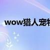 wow猎人宠物天赋 wow猎人宠物天赋切换