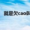 就是欠cao叫的这么欢 马蚤货你是不是欠c