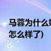 马蓉为什么嫁给王宝强(王宝强的经纪人现在怎么样了)
