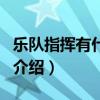 乐队指挥有什么用(关于乐队指挥有什么用的介绍) 乐队指挥有什么用(关于乐队指挥有什么用的介绍)