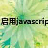 启用javascript功能 手机如何启用javascript