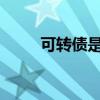 可转债是什么意思 什么是可转债？