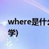 where是什么意思中文(where的用法总结小学)