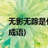 无影无踪是什么意思(形容消失得无影无踪的成语) 无影无踪是什么意思(形容消失得无影无踪的成语)