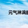 元气淋漓的意思 元气淋漓的意思解释