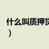 什么叫质押贷款（关于什么叫质押贷款的介绍）