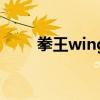 拳王wing（关于拳王wing的介绍）