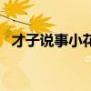 才子说事小花（关于才子说事小花的介绍）